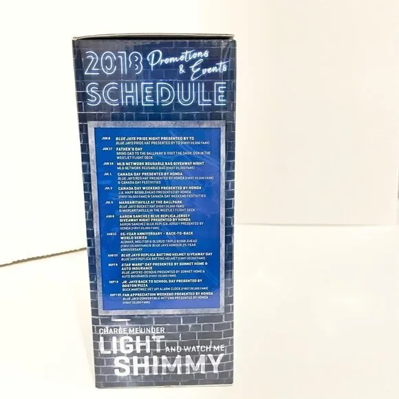 2018 Toronto Blue Jay’s Marcus Stroman Shimmy Wobble Bobble Head Day Giveaway - Picture 4 of 4